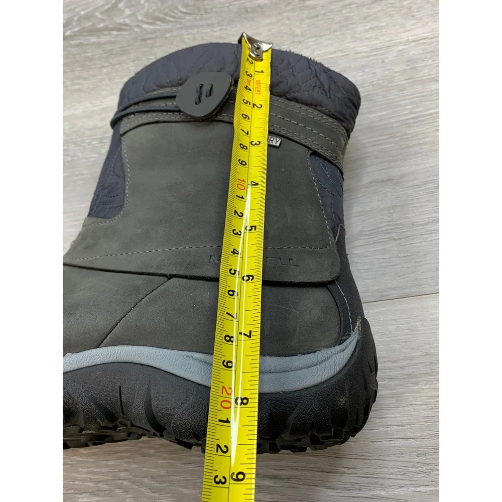 Merrell Aurora Tall Ice Women's Winter Boots‎ Waterproof Grizzle Grey 10 Shoes